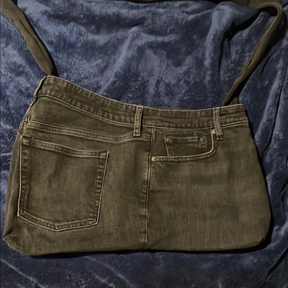 Black handmade shoulder bag - Picture 2 of 2